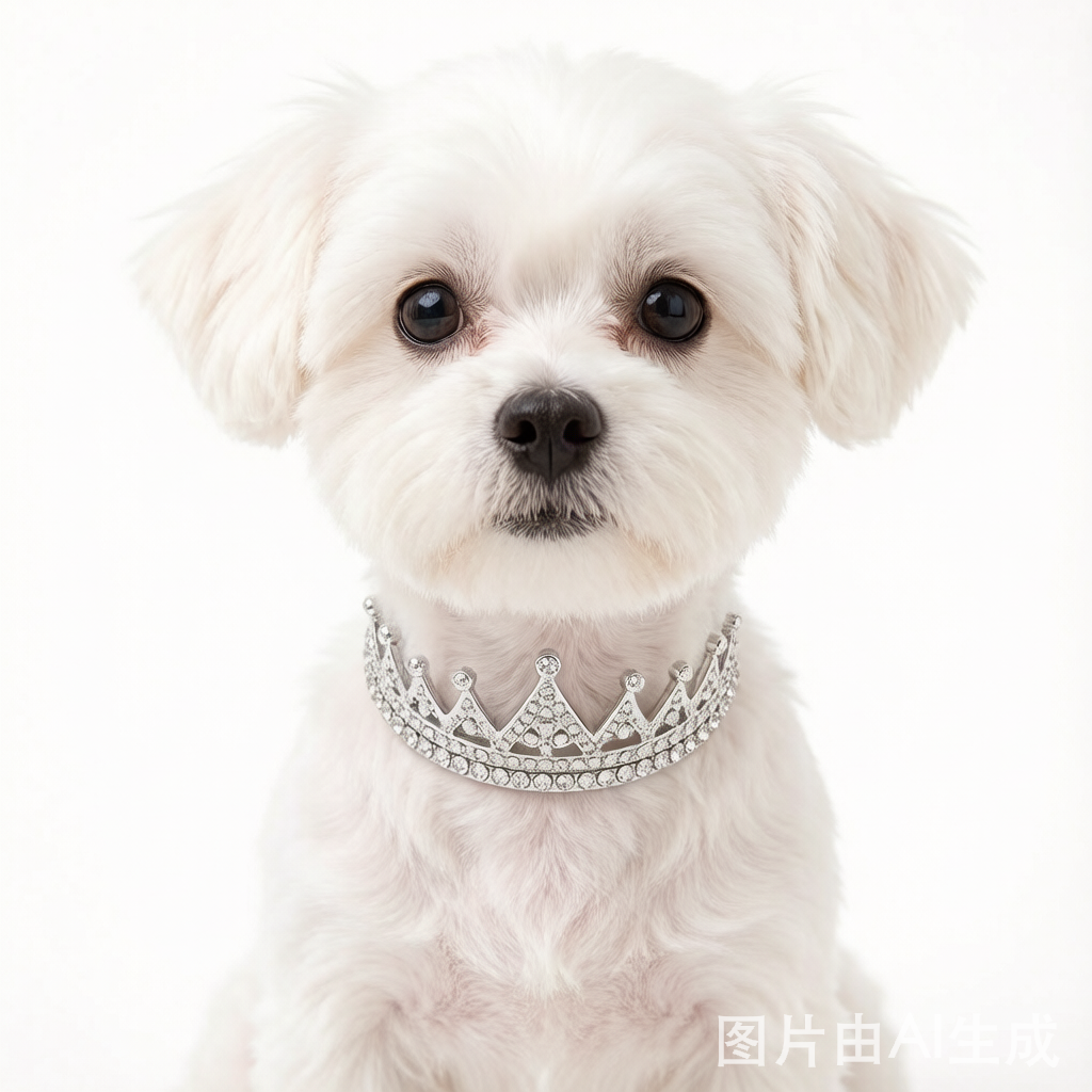 Full Rhinestone Crown Collar